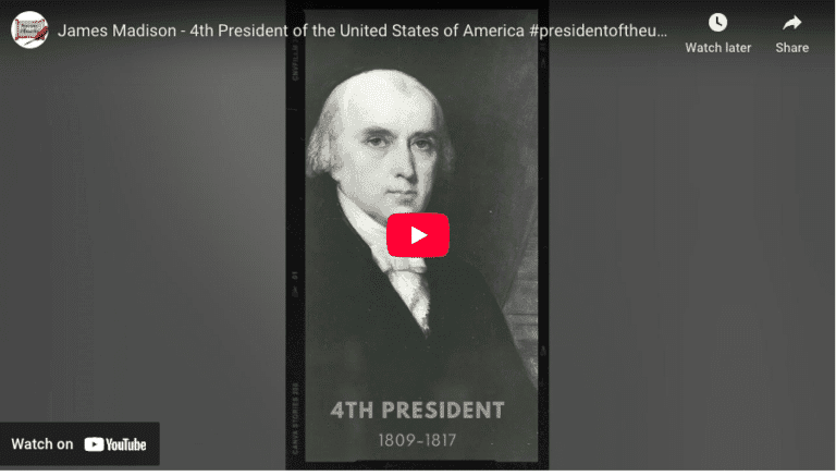 James Madison - 4th President of the United States of America